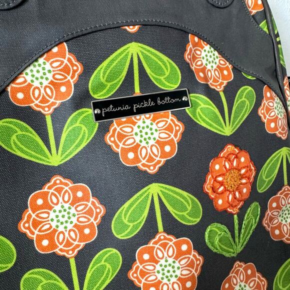 Petunia Pickle Bottom Santiago Sunset Sashay Satchel Floral Backpack Diaper Bag